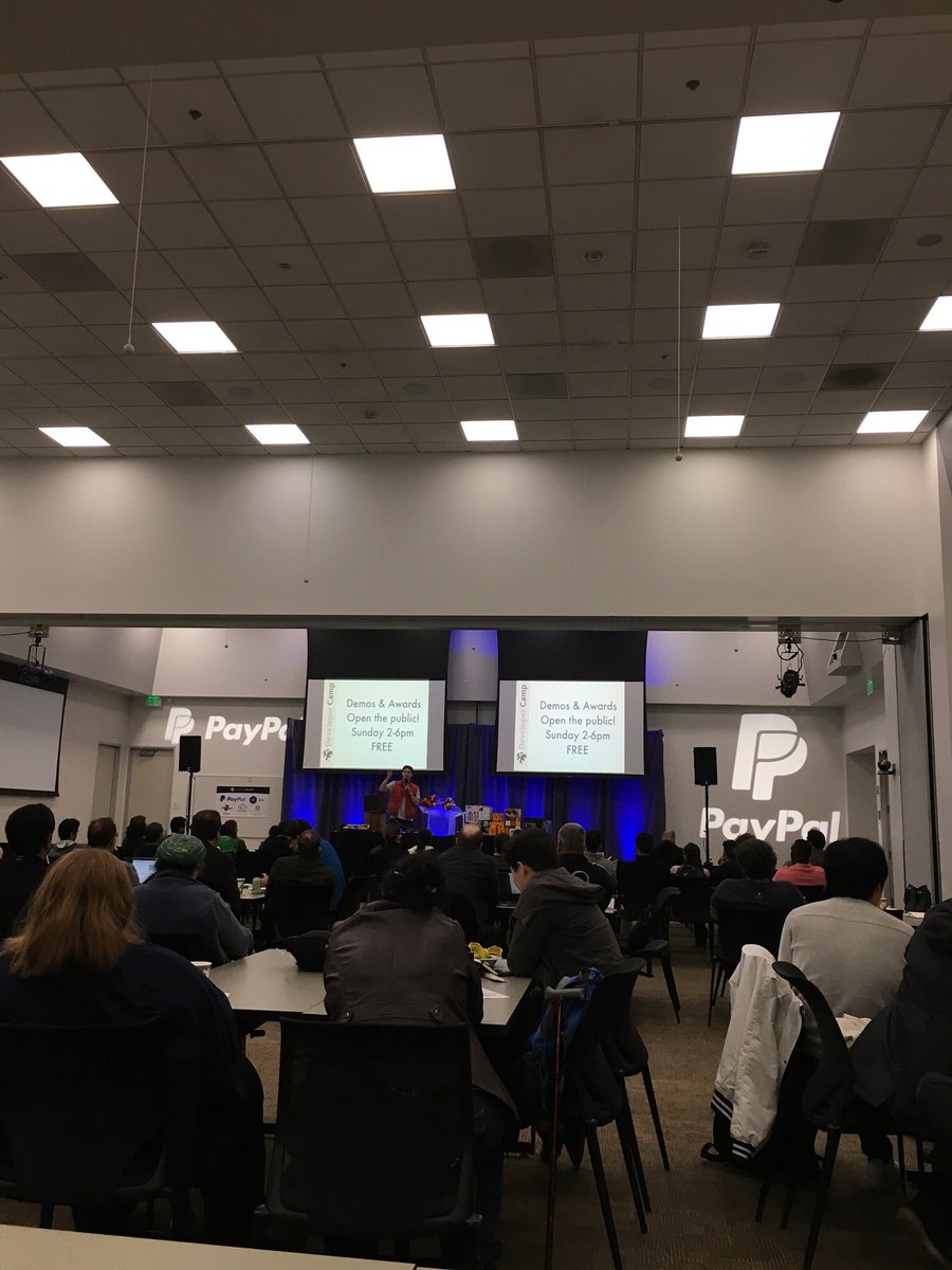 ozlembilis's tweet photo. @iPhoneDevCamp it started 💪🏼 #paypal https://t.co/ROM0HDZNcM