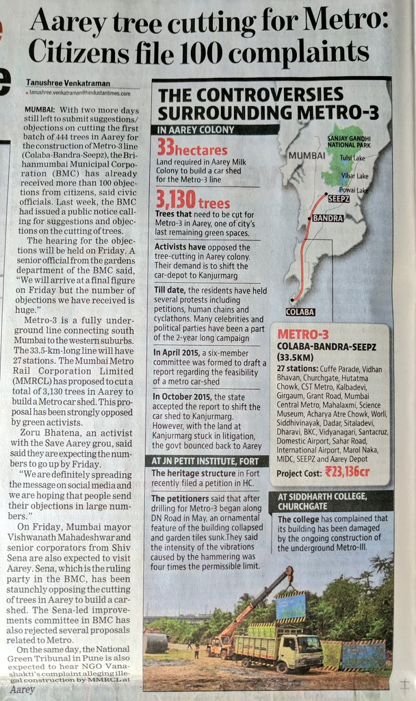 evelyn_sharma's tweet image. 18m people, 3k trees, 100 complaints. I&apos;m against cutting trees.. 🌲🌳🌴 But I&apos;m for a good metro system! 🚅💨 What&apos;s your suggestion? 🤔🔉 #letstalkpolitics #improveinfrastructure #cleanair #greenindia #MumbaiMetro