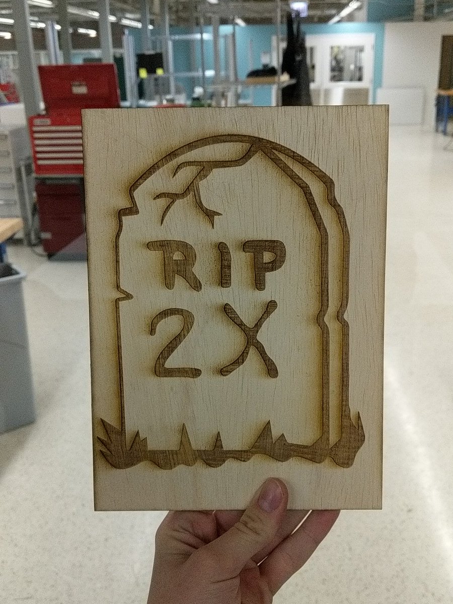 JackMisteli's tweet photo. A bit late I know! Hopefully it's more than just suspended. #rip2x https://t.co/1fdq5OOubM