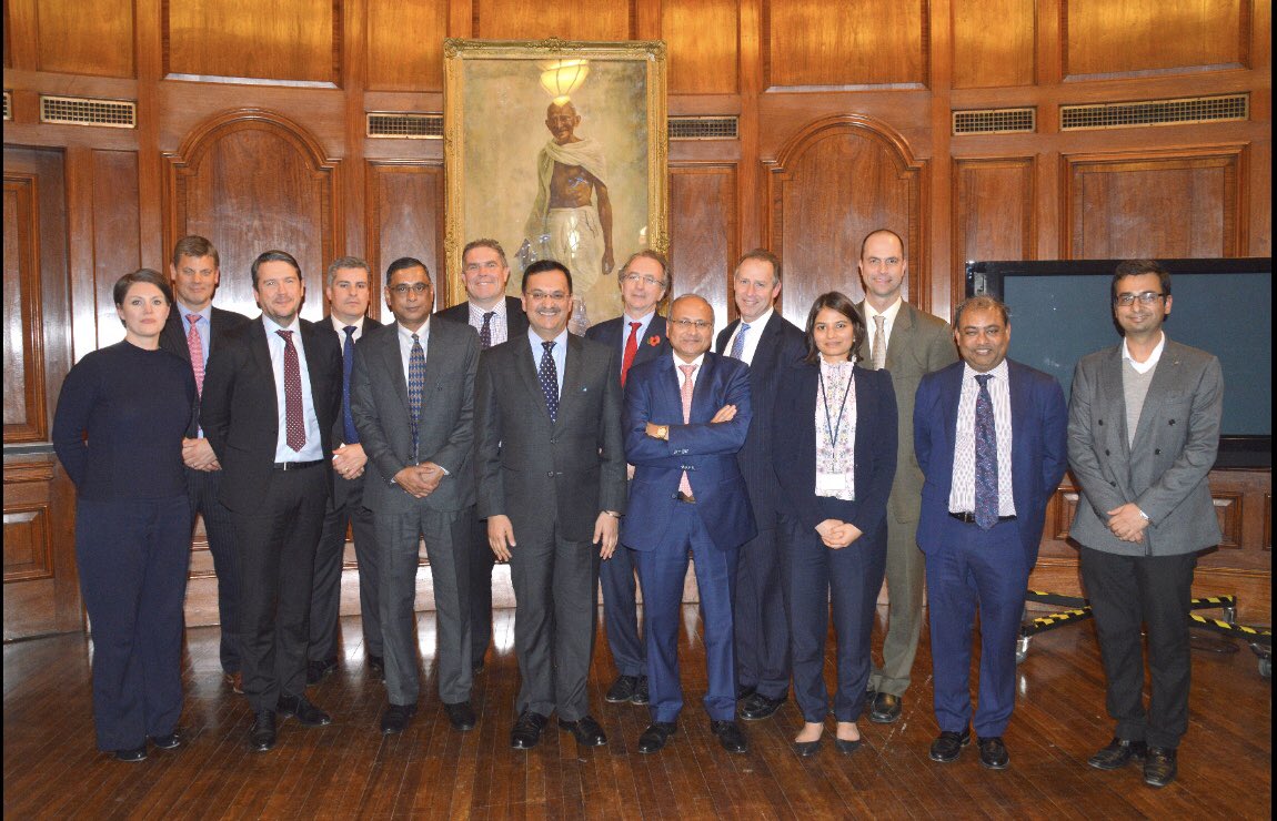 NeelimaJain_'s tweet photo. #EPAL &amp; @Leclanche_SA team with Mr. Dinesh K Patnaik, Acting High Commissioner, London @HCI_London. #EnablingMore. https://t.co/XTmwCm68fq
