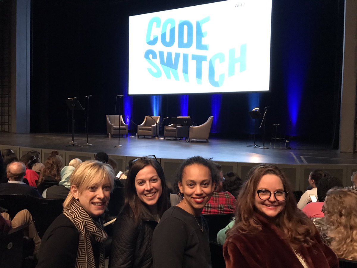 ZingerTara's tweet photo. Ending our teaching week with important conversations. #codeswitchlive #d90learns #nprnerds https://t.co/pFfQEJR49N
