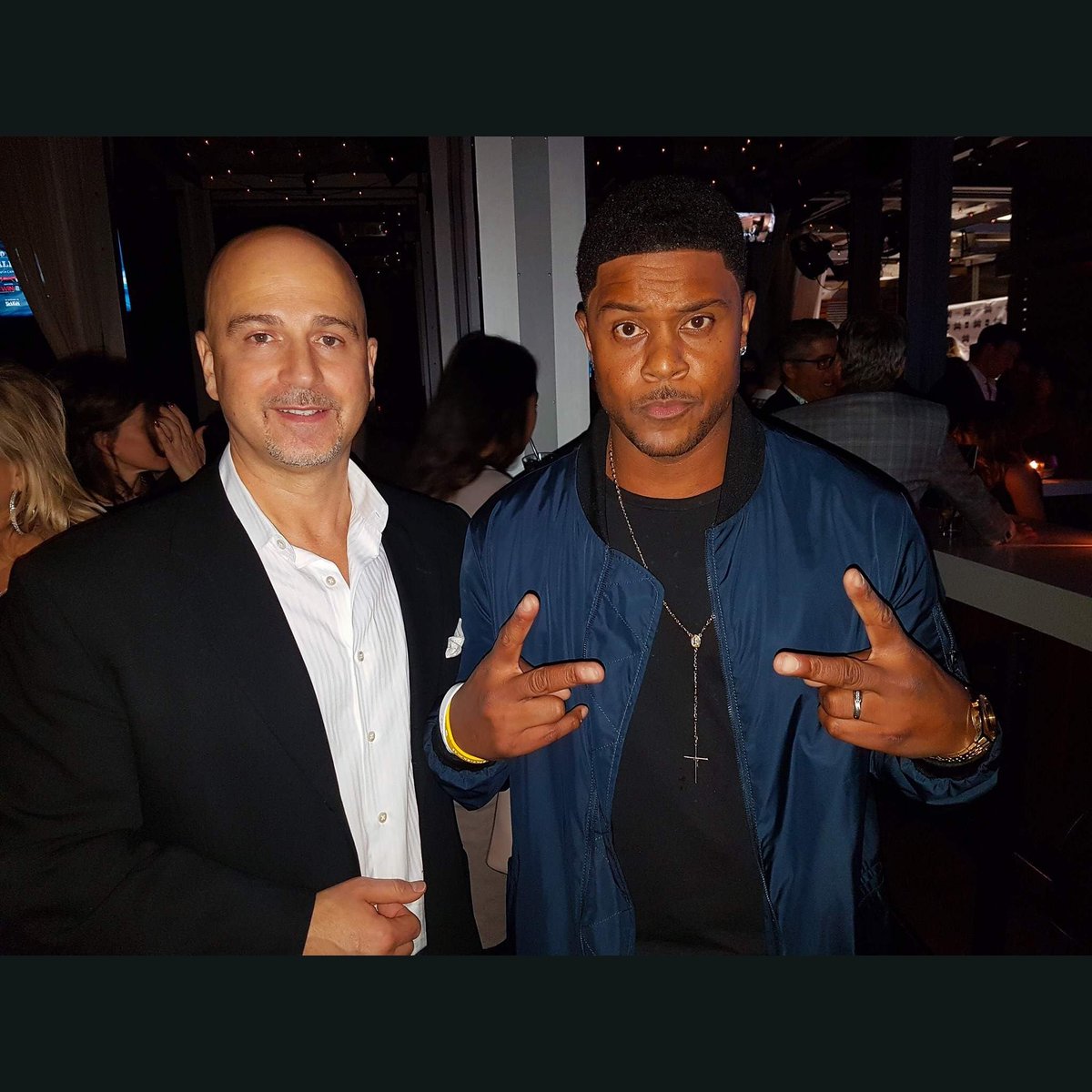 wmaizlin's tweet photo. With Pooch Hall @iam_POOCHHALL one of the stars of the hit show Ray Donovan #RayDonovan at the Draft Party for the Rally for Kids With Cancer fundraising event in Toronto, for The Sick Kids Hospital, a tremendous cause. #Rallyforkidswithcancer #fundraiser #carrally #supercars https://t.co/USq8abV5ER