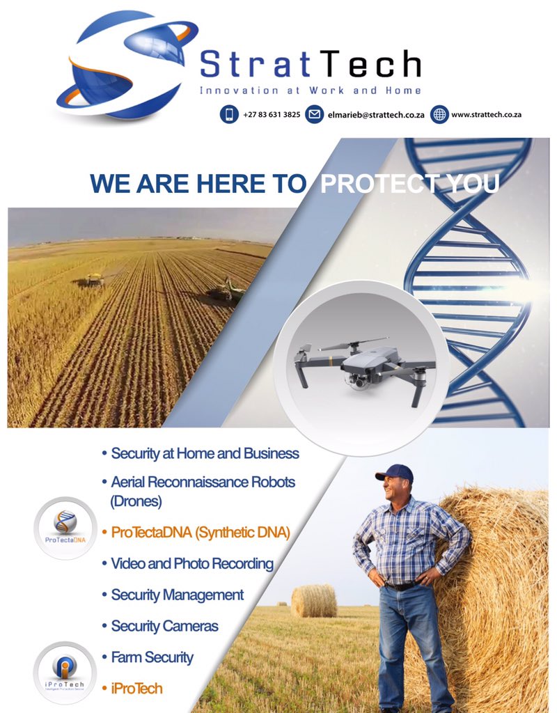 StratTech1's tweet photo. #StratTech provide complete Integrated Solutions for security and protection to everything and everywhere it matters to you. #ProTectaDNA #iProTech https://t.co/lGRodRbhTQ