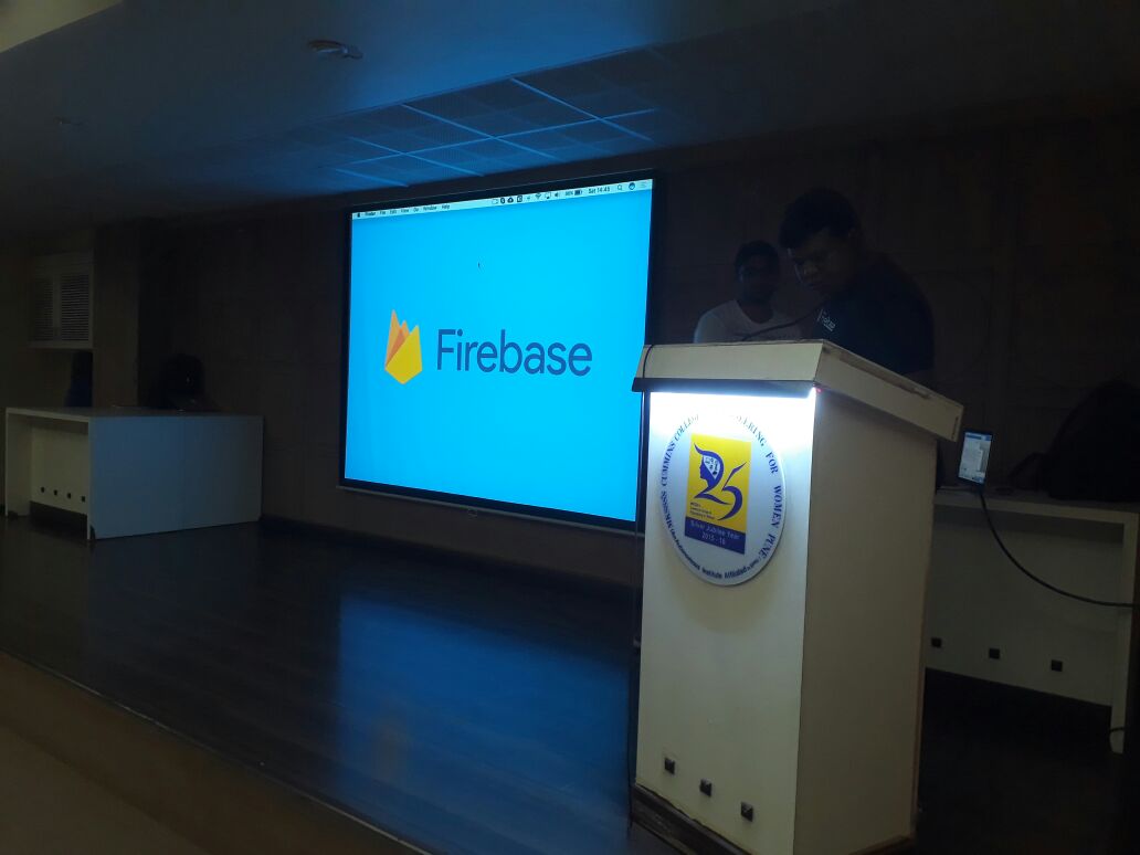 GDKukade's tweet photo. What is #Firebase?
Let's discuss at #IntroductionToFirebase with @drulabs , an event by @WTMPune and @GDGPune .
#WTMPune #WTM17 #GDGPune
#AndroidDev #Android #TechNews #Pune https://t.co/isqs51fLvk