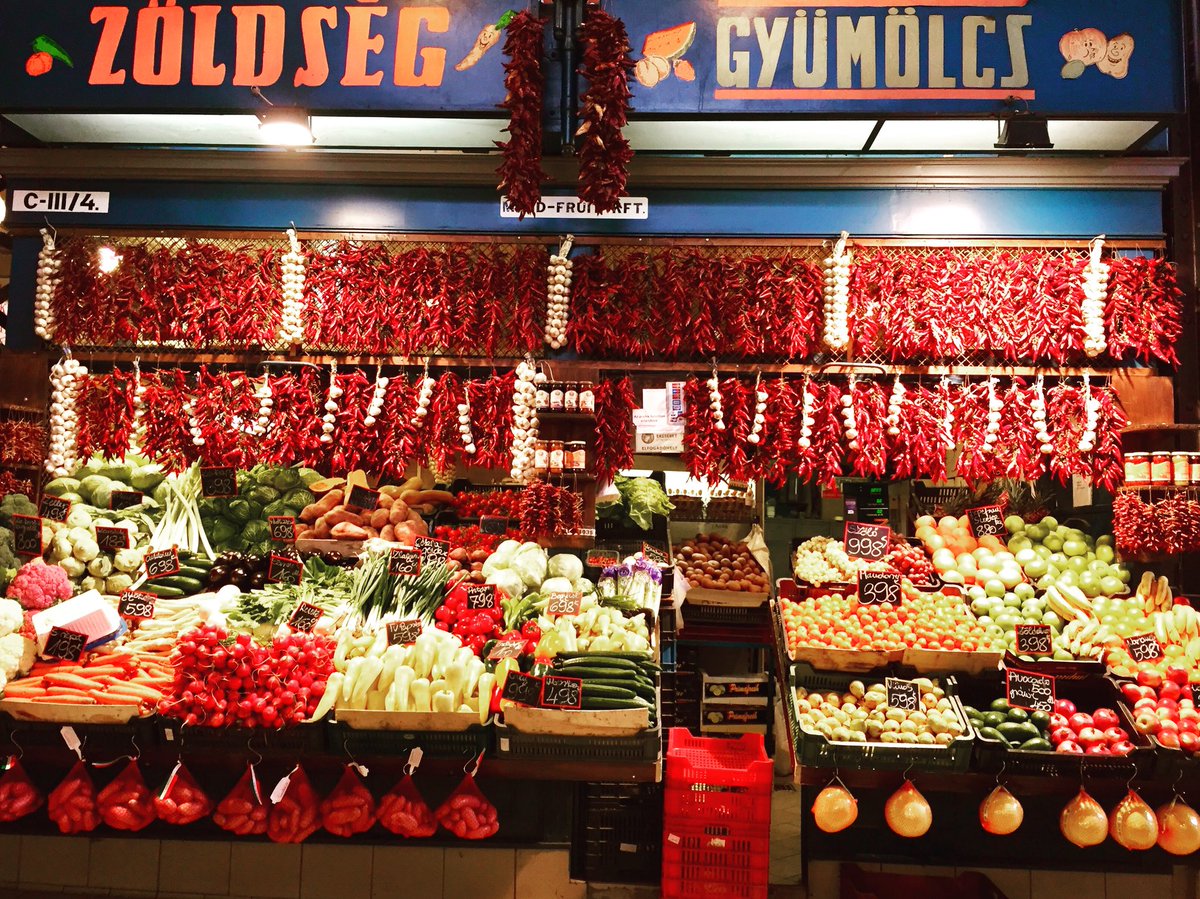WalidElmusrati's tweet photo. Paprika everywhere - #Hungary is a major source of #paprika.
#Budapest #WalidElmusrati #GreatMarketHall https://t.co/d4ohkYMbmk