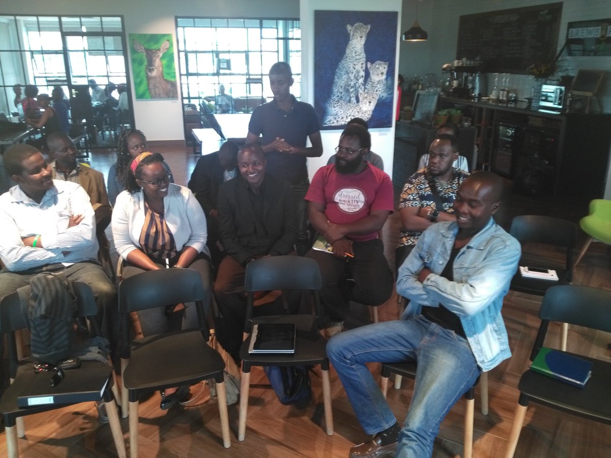 Ke17Teep's tweet photo. @TonyElumeluFDN Entrepreneurs from 2015-2017 holding a productive meeting and overseeing the formation of the Kenyan TEF Hub. #teepke https://t.co/yRGI9v8jhT