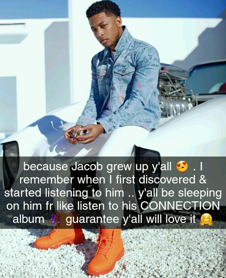 lasiaalay's tweet photo. had to rant to my snappers now same goes for Twitter because i don't think they know what they missing out on fr.  #streamCONNECTION @jacoblatimore https://t.co/hgEfTkpq20