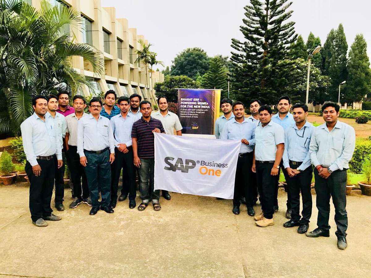 anil_marali's tweet photo. @SAPIndia @minmsme @SAPBusinessOne @NitinParanjape @Erwan_philippe @miteshrgandhi @Sku890 @MFahadHafeez @satishkumarm @rohithasri @Value_Bapat @neelesh_bhide @Nikita_g026 Good News!! 

@SAPIndia with @minmsme #BharatERP digital empowerment for #MSMEs workshop successfully kicked off at CTTC #Bhubaneshwar &amp; trained first batch of students on #SAPBusinessOne 
Cheers!! 👍 GrowWithSAP #SAP #ERP https://t.co/sP3nErKHIq