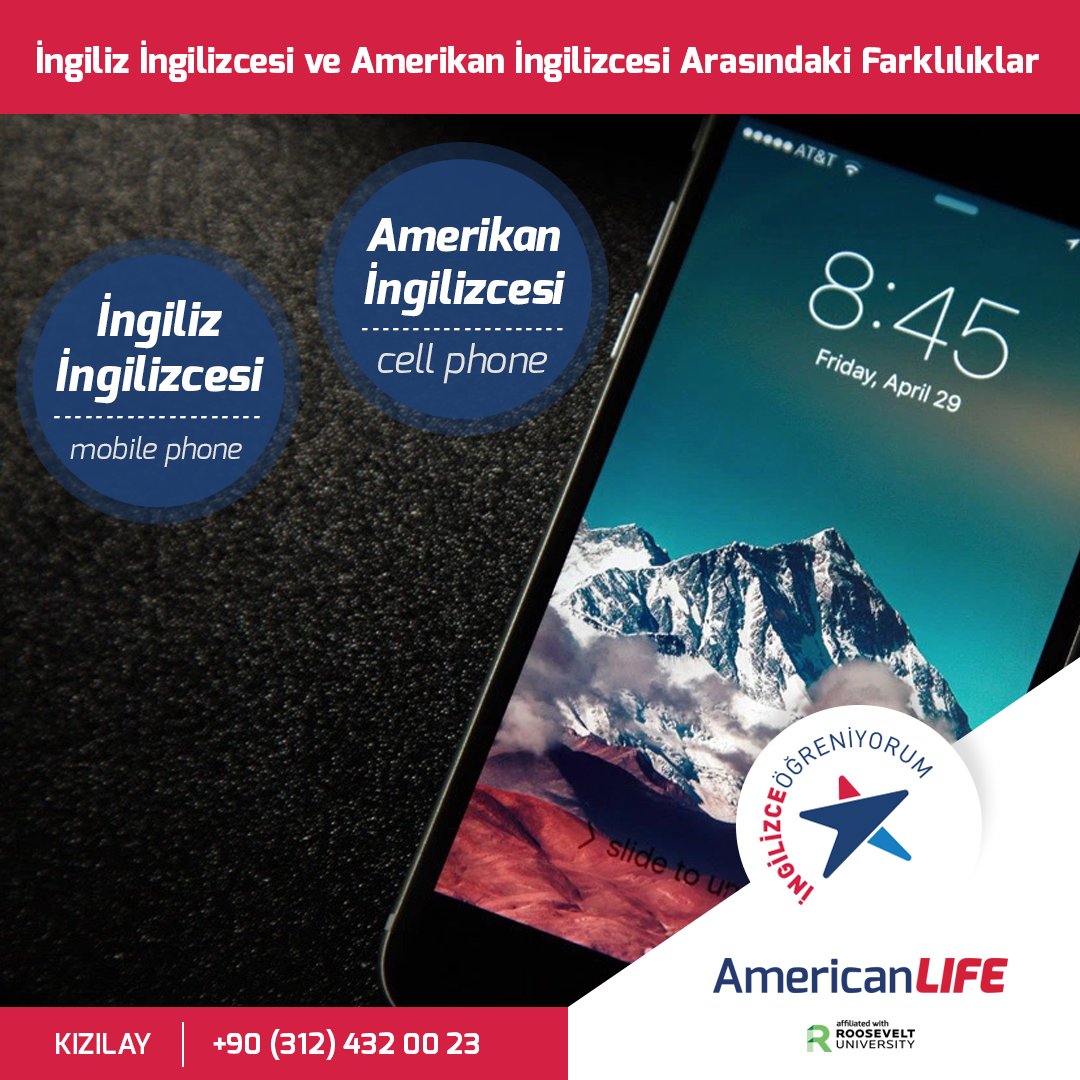 İngiliz İngilizcesi ve Amerikan İngilizcesi Arasındaki Farklılıklar
#ingilizingilizcesi #amerikaningilizcesi #ankaraDilOkulu #İngilizceÖğreniyorum #americanlifekizilay