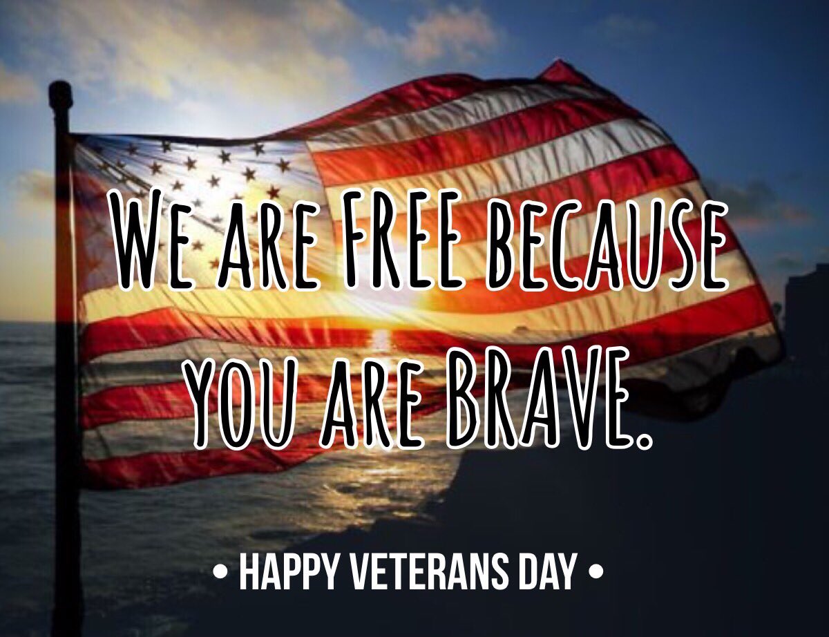 PinkElephantGU's tweet photo. Today we honor our brave men and women who serve and defend to keep us free. #HappyVeteransDay 🇺🇸 https://t.co/je2wJOeum2