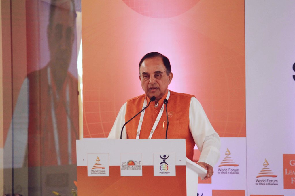 GLF_2017's tweet photo. .@Swamy39 at #GLF2017: Attributes of a good leader are cognitive intelligence, emotional intelligence and tolerance for risk &amp; fear. https://t.co/WRGTaFuBdd