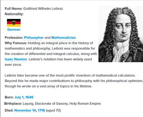 Non Serviam on Twitter: "November 11, 1675 #OTD German mathematician