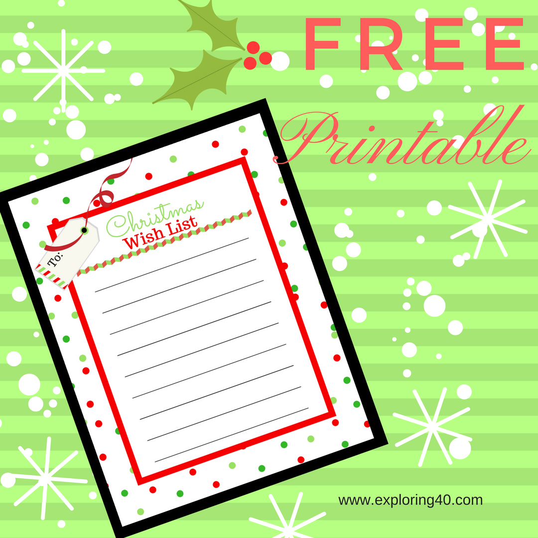 ExploringForty's tweet photo. Free Christmas wish list printable https://t.co/sZtddWLPam #free #christamasprintable #printable #wishlist #Christmas2017 https://t.co/VeNfuFgytY