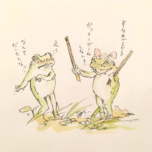 想像していたゲームと違うｗｗｗ強烈アタックにポッキーも崩れ去るｗｗｗ