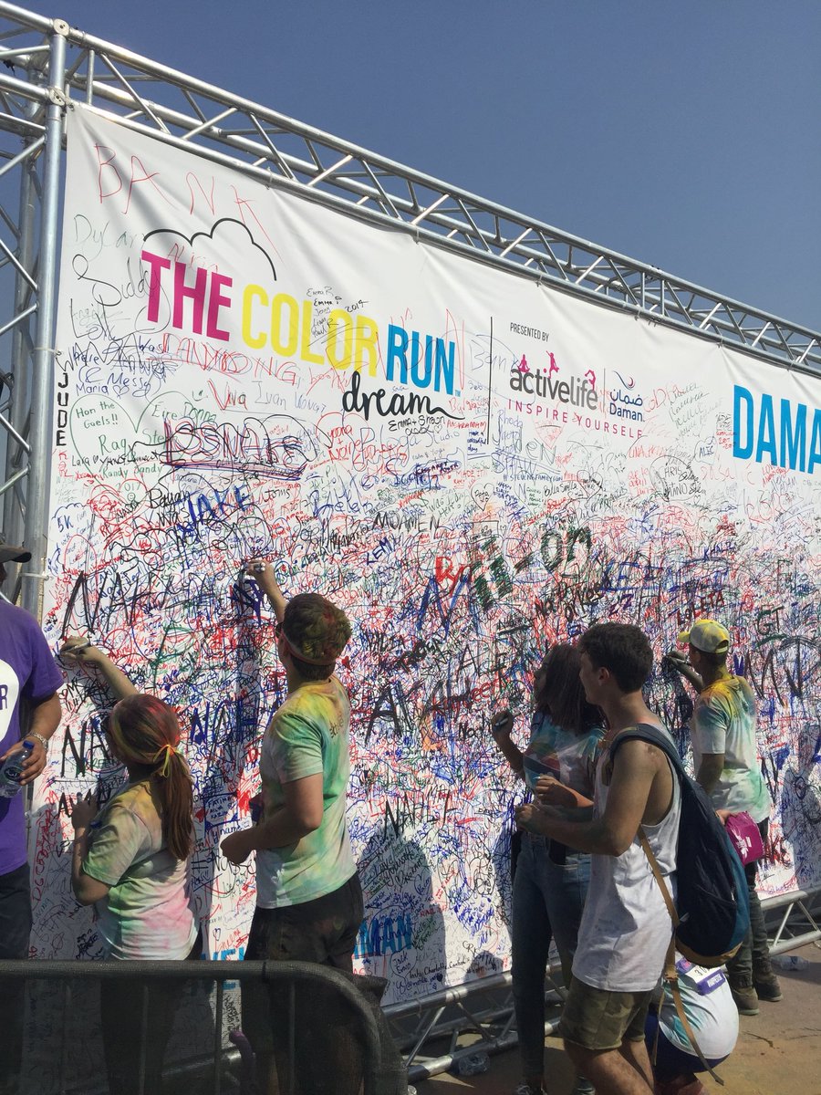 ActivelifeDaman's tweet image. What’s your dream? #ActiveLifebyDaman #happiest5k #ColorRunUAE