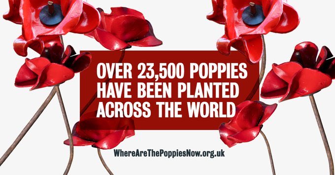 daisy_sells's tweet photo. What a #tribute, #LestWeForget #artinstallation #BloodSweptLands and #SeasofRed @TowerOfLondon @TowerPoppies @PaulCumminsMBE @tompiperdesign https://t.co/yU5c668tZQ #WeWillRememberThem https://t.co/E3NMf0alQX