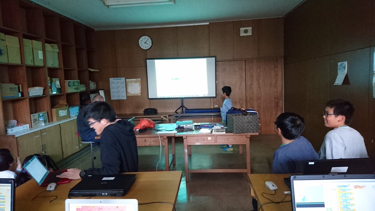 CoderDojoKonan_'s tweet image. #CoderDojo岡南
発表会！
