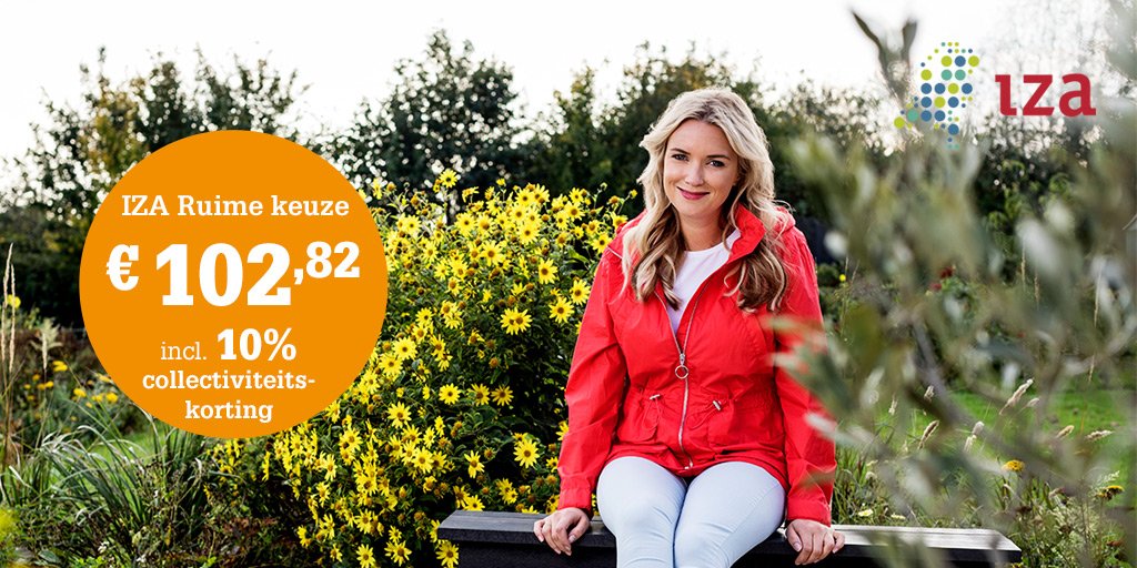 IZAzorg's tweet image. De premie is bekend! IZA Ruime keuze kost € 102,82 per maand met € 385 eigen risico en incl. 10% collectiviteitskorting. iza.nl/premie-bereken…
