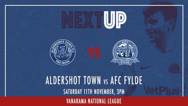 MATCHDAY!!
🆚 Aldershot Town
🏆 @TheNationalLge 
🗓️ Sat 11th Nov
🕒 3pm
📍 The EBB Stadium
