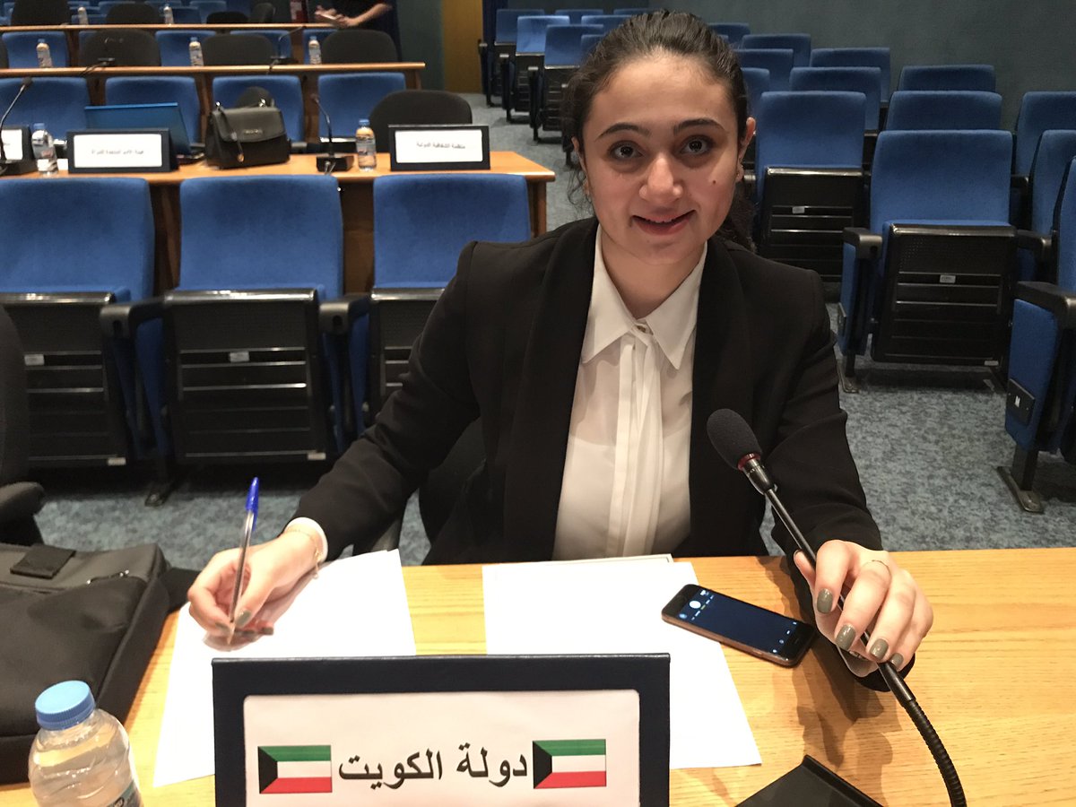 UNESCWA's tweet photo. "Those who've been working in multilateral diplomacy know that it's most invigorating to turn to the next generations in seeking inspiration, to find the promise of a brighter tomorrow in the hearts and minds of today’s youth." -@KhawlaMattar tells students at #ModelESCWA https://t.co/unPVA19BT8