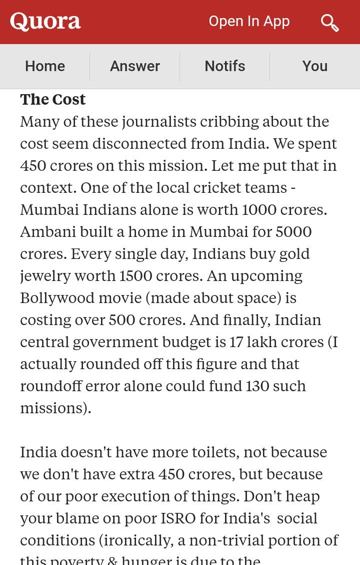poisonousbranch's tweet image. WE DONT ASK FOR AID.IT COMES WITH NO STRINGS ATTACHED.HOW WOULD WE INDIANS SURVIVE WITHOUT YOUR HOPPING £300m WHEN INDIANS HAVE 1 TRILLION £ ECONOMY?AID IS TINY% OF WHAT BRITAIN LOOTED&amp;amp; IT IS INCOMPARABLE TO MASSARCRES #COLONIALREPARATIONS 
balajiviswanathan.quora.com/Indian-Space-M…
