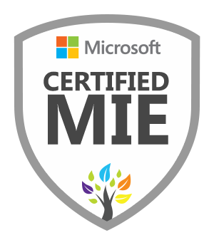 "You have received the award for teachers with passion and commitment to working to strengthen learning by using technology in the classroom" #MIE #microsoft #education #ICT #digital #technology #MicrosoftEdu #classroom