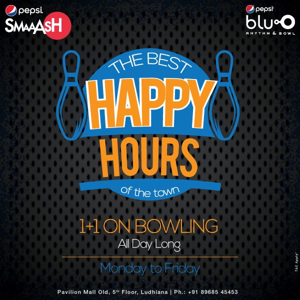 PVRbluO_'s tweet photo. #Ludhiana, gear up for a lot of bowling this week. #bluO Ludhiana is offering '1+1' on the game all day long. Head to Pavilion Mall for fun times now.

#bowling #Entertainment #happyhours https://t.co/Yb7lf7dgy1