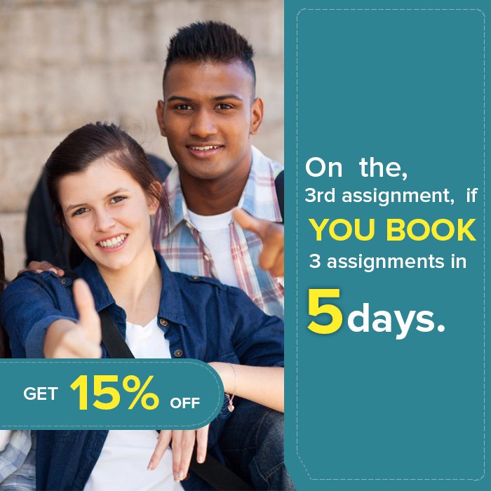 Go2AssignmentAu's tweet photo. #15% #discount on every #third assignment that you order with us! 
Visit : https://t.co/yiYBZun4KX
#GotoAsignmentHelp #StudentHelp #DiscountOffer #AssignmentHelp https://t.co/2s4PnetujO