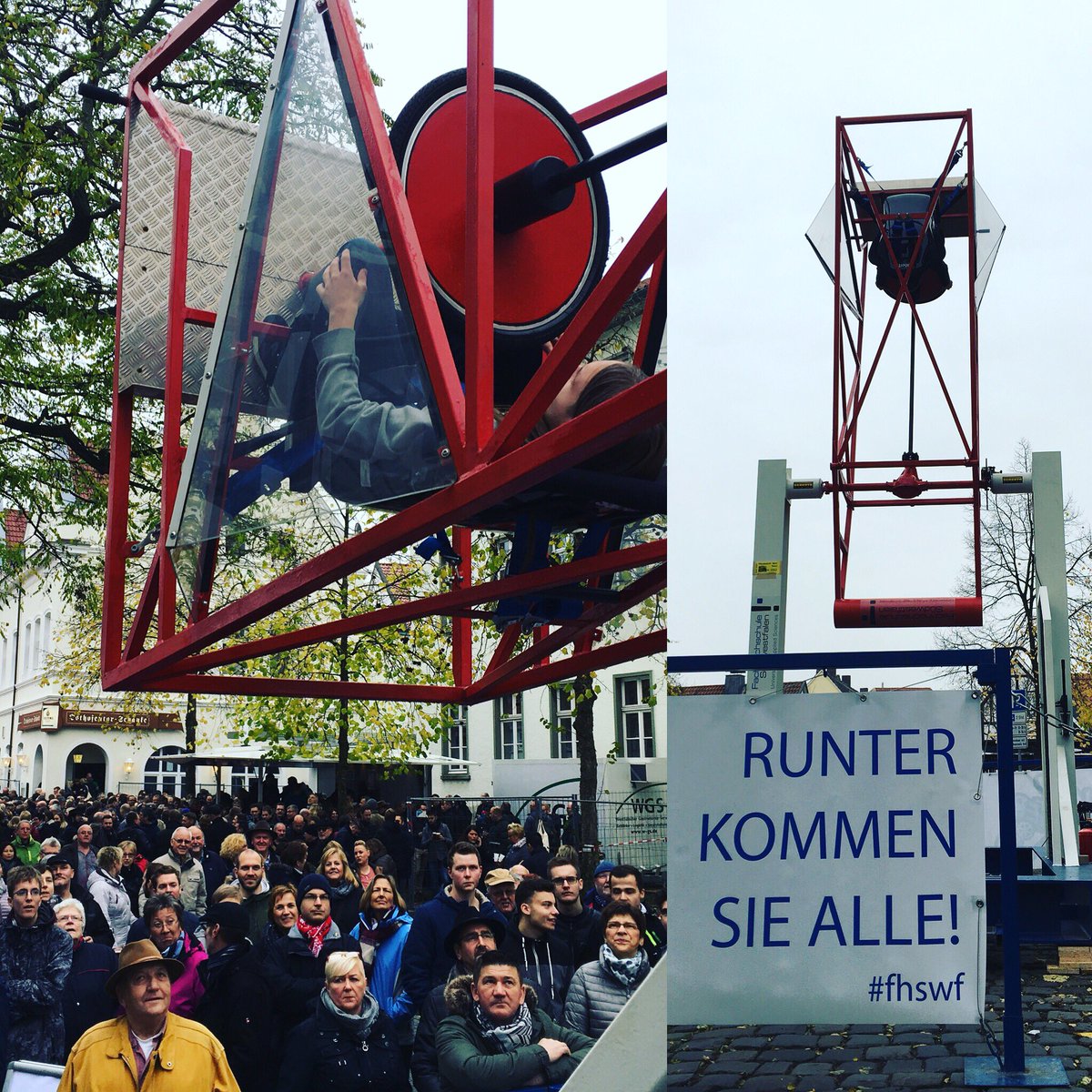 Vulkanfiber's tweet photo. Der #Pferdemarkt 2017 war wieder einmal ein Erfolg. Noch nie haben so viele den Überschlag geschafft. Der #LoopHunter ist nun in seinem Winterquartier und wartet schon auf den nächsten Pferdemarkt. Übt schon mal für das nächste Jahr🎡🎢🎠#Soest #Allerheiligenkirmes #Kirmes #FhSwf https://t.co/N9PJGFGEEA