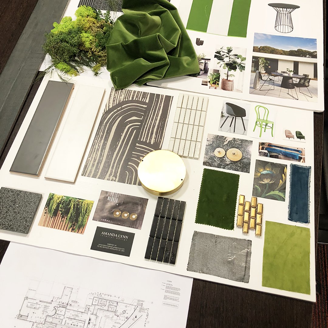We're loving this gorgeous mood board for Parc Vue Social. We're very excited for what's to come! #parcvuesocial #parcvue