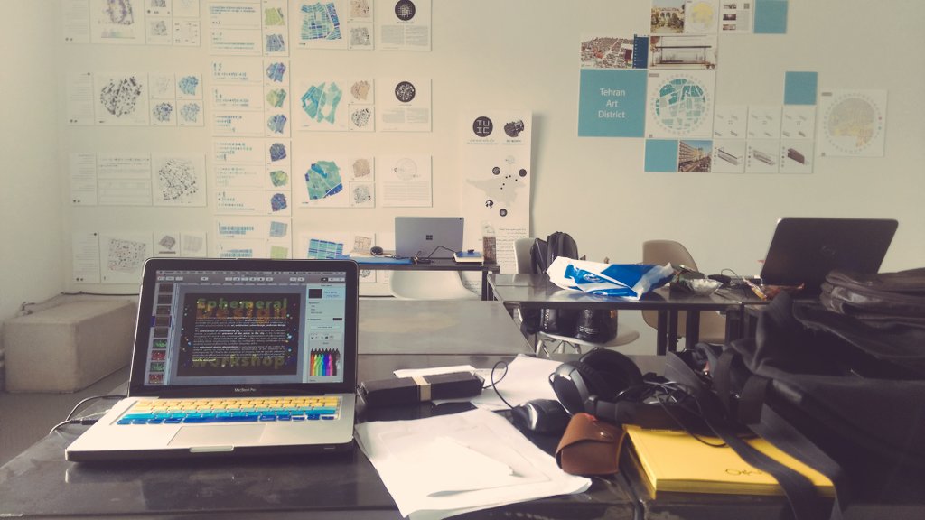ShadkarArchi's tweet photo. #MyHere&Now
Tehran Urban Innovation Center #TUIC
I'm preparing the "Ephemeral Design" Workshop
#ephemeral #design https://t.co/oSZppMt7dm