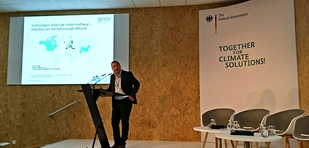 bloes_julia's tweet photo. #HappeningNow @COP23 German Pavilion 🇩🇪 @NDE_Germany side event on accelerated #technolytransfer #ttclear #ClimateAction https://t.co/ID3kpEpLfl