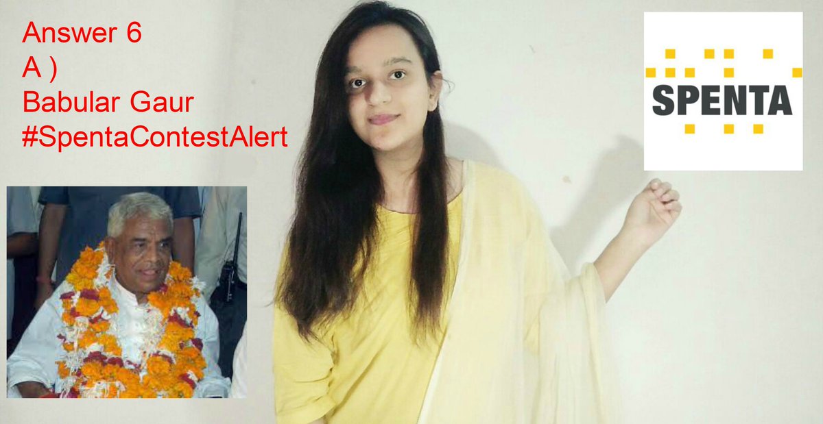 pavnisharma17's tweet photo. @spenta_corp Answer 6
A )
Babular Gaur
#SpentaContestAlert #Question06 @spenta_corp
Join
@Bruntha_Ramani
@coool_kashish
@Chanchal333
@Sensible_Mona
@chulbullychidya https://t.co/9cstlqK7gq