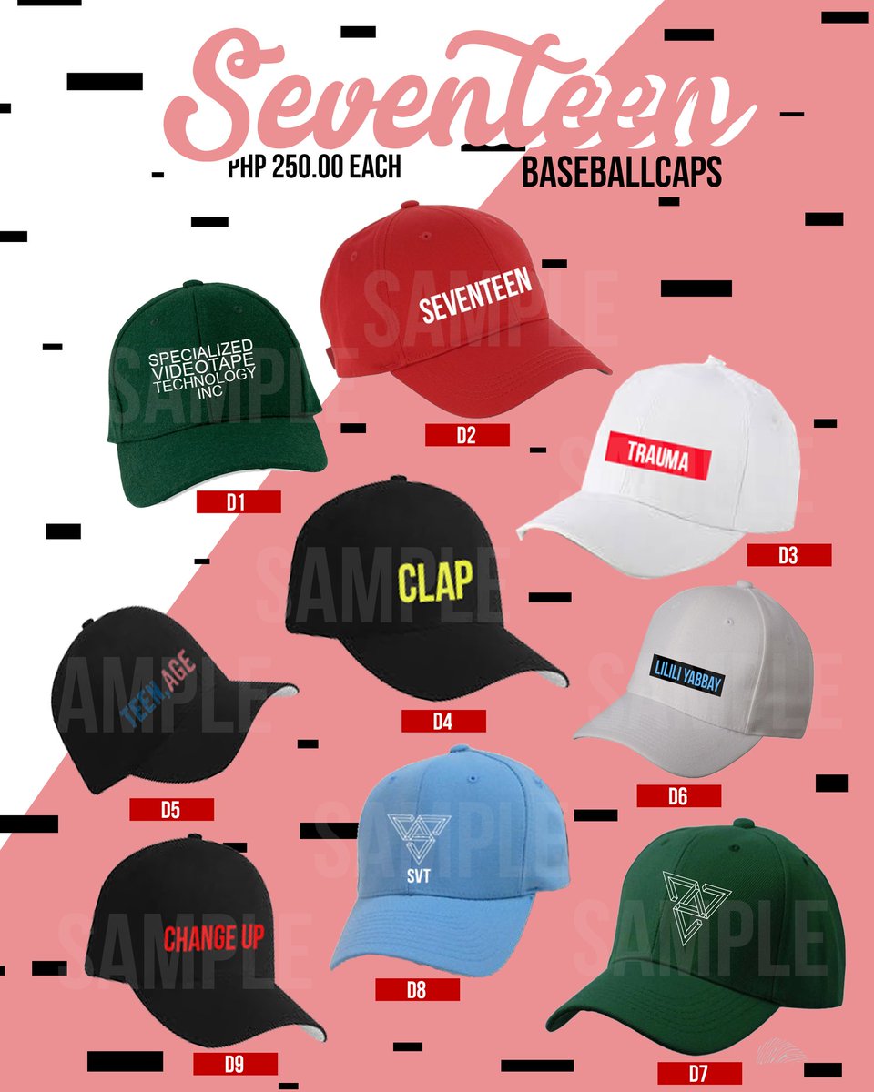 WannaOneMerchPH's tweet photo. [RT] 
#SeventeenMerchPH 
#WannaOneMerchPH
#Carats #Wannable
#BaseballCaps
PRE ORDER: 11/11-11/25
DOP: 11/26
Seventeen &amp; Wanna One Embroided Caps PHP 250.00
DM us for orders. https://t.co/Gvt1oMo7V0