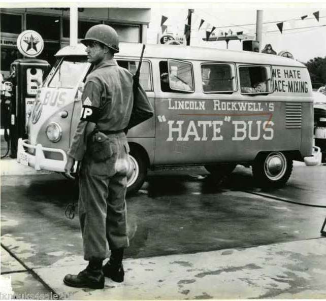 Commander George Lincoln Rockwell's hate bus #KeepItWhite #WhiteLivesMatter #SaveTheWest #saturdaymorning