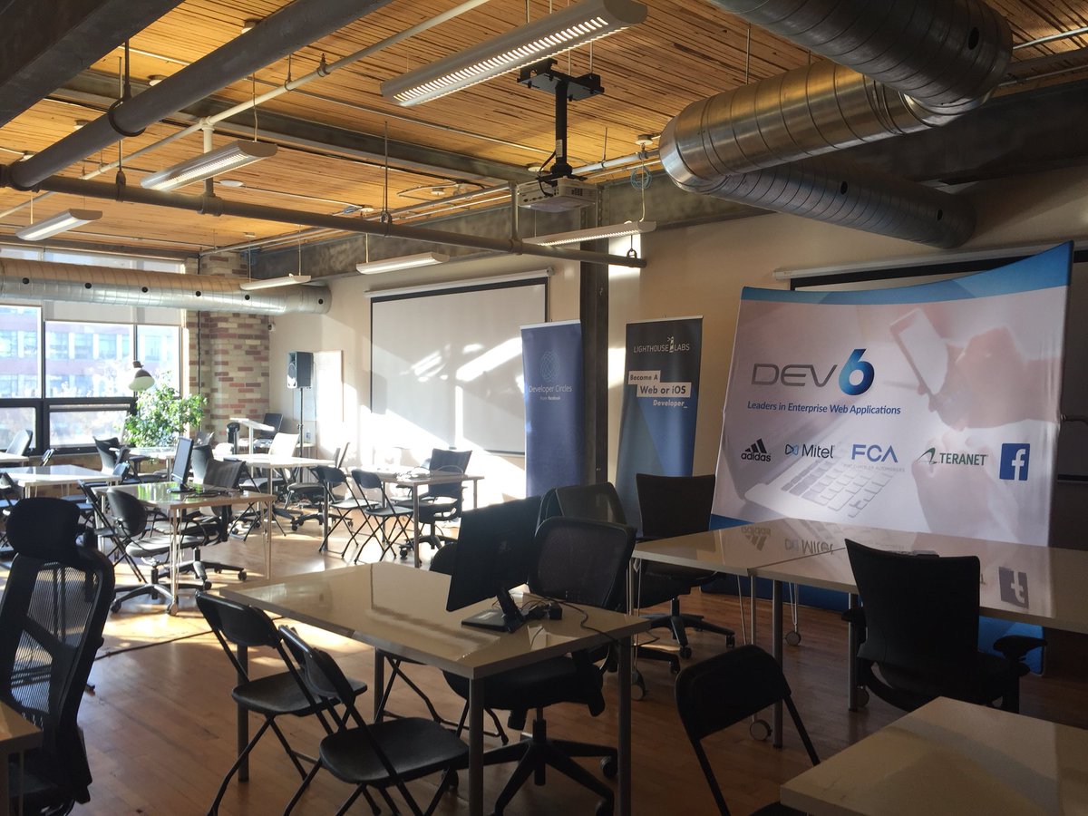 RoseXW's tweet photo. Excited for my first hackathon! #Dev6 #hackathon #devctorontohack2017 #lighthouselabs @lighthouse_labs @DEV6tweet https://t.co/w6mLs6XQkZ