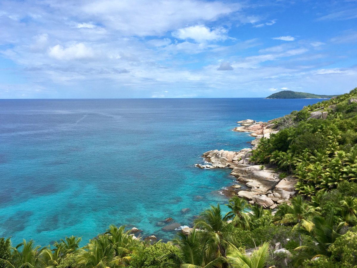 izziclegg's tweet photo. Colours to dream about as the jungle meets the ocean #IslandLife #isitreallynovember @SSZilPasyon @visitseychelles https://t.co/k9uFJCzHOl
