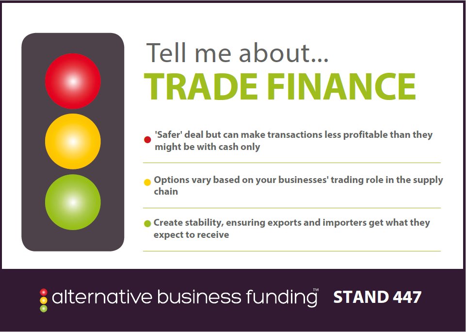 TheBusinessShow's tweet photo. Funding your journey into overseas markets – Find @NonBankFunding on stand 447 #ABFsignals #TBSUK https://t.co/nenkBpS1m0