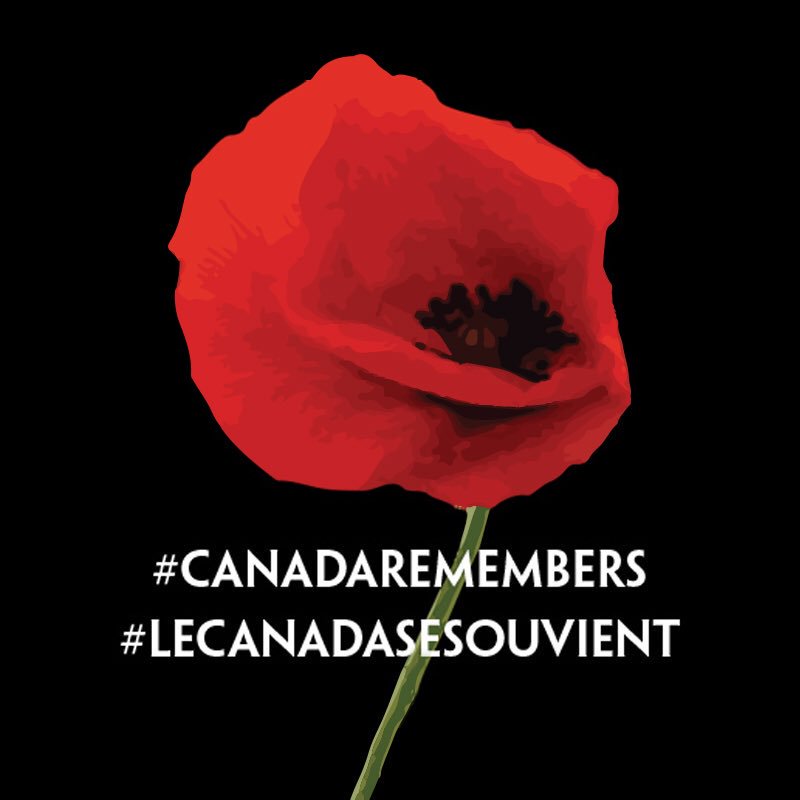 Today we remember all those who have served and sacrificed for our country. They will never be forgotten. #CanadaRemembers #LestWeForget