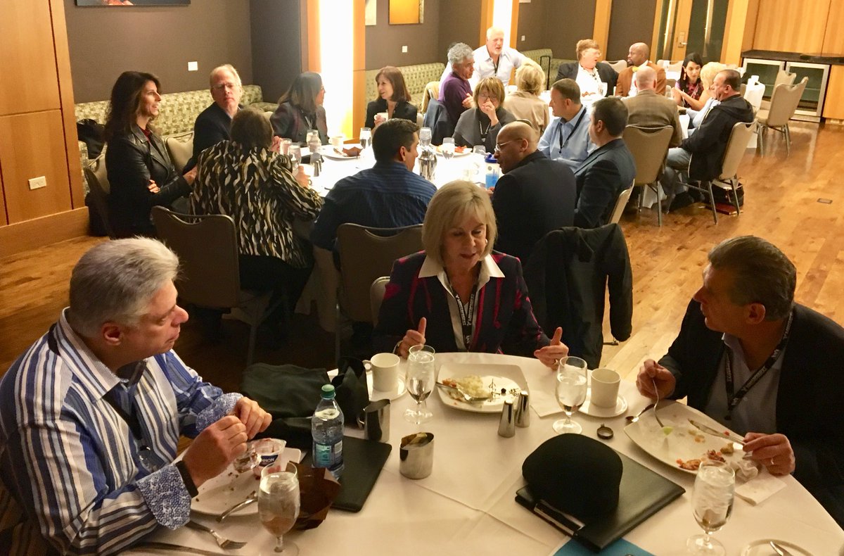 thomsinger's tweet photo. Smart conversations at the #CSPsummit. This is CSP Month. Being a member of Nat’l Speakers Assoc has been very helpful for my career as a speaker. #cspspeaker #cspmonth #nsa17 https://t.co/5Zgx19Z12E