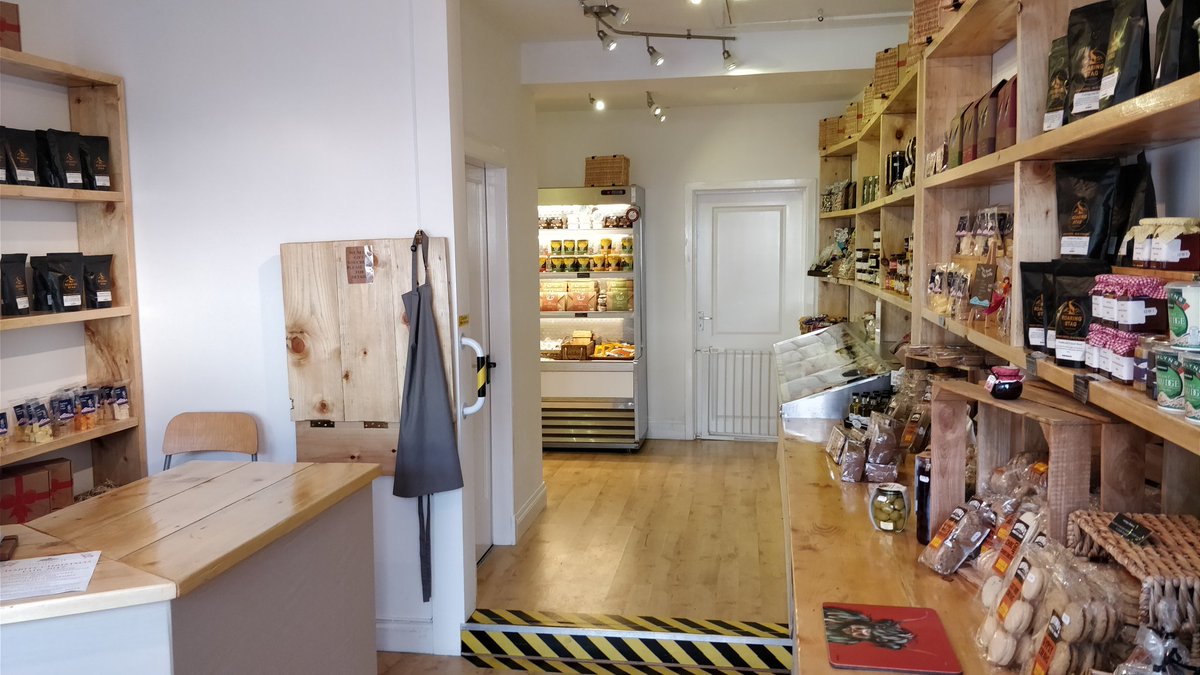 Having a great time shop keeping a new deli today 😁