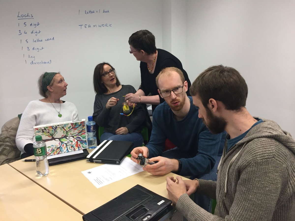 pamelaaobrien's tweet photo. Code breaking at #PDES_CT #breakoutedu https://t.co/jqpQJbtcFU