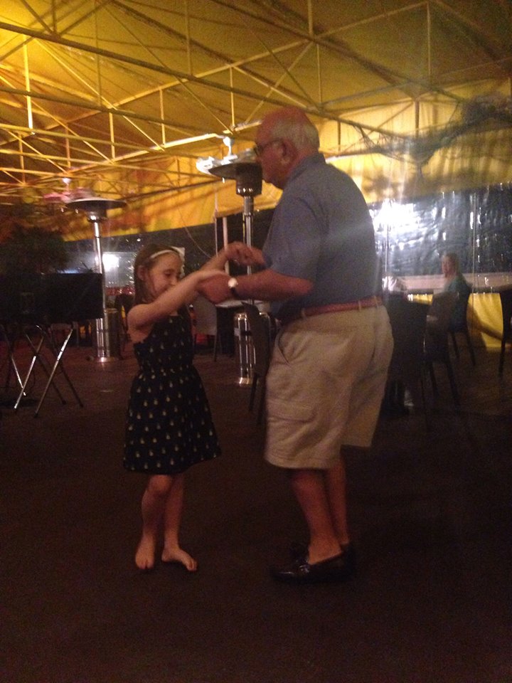 dreichenbecher's tweet photo. On #VeteransDay hoping that more vets get to dance with their granddaughters and thinking of the ones that never will.  This is my father in law Richard Wildcard Cardillo - a great man who earned a Bronze Star and Purple Heart in Vietnam. https://t.co/dHrUlXaYRR
