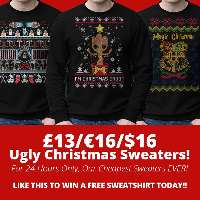 tndrsn92's tweet photo. 3 People who RETWEET/SHARE this WIN a FREE SWEATER! UGLY CHRISTMAS SWEATERS are... https://t.co/gehwz3hoYO by #ContestQueen via @c0nvey https://t.co/VRhLG3Dcs6