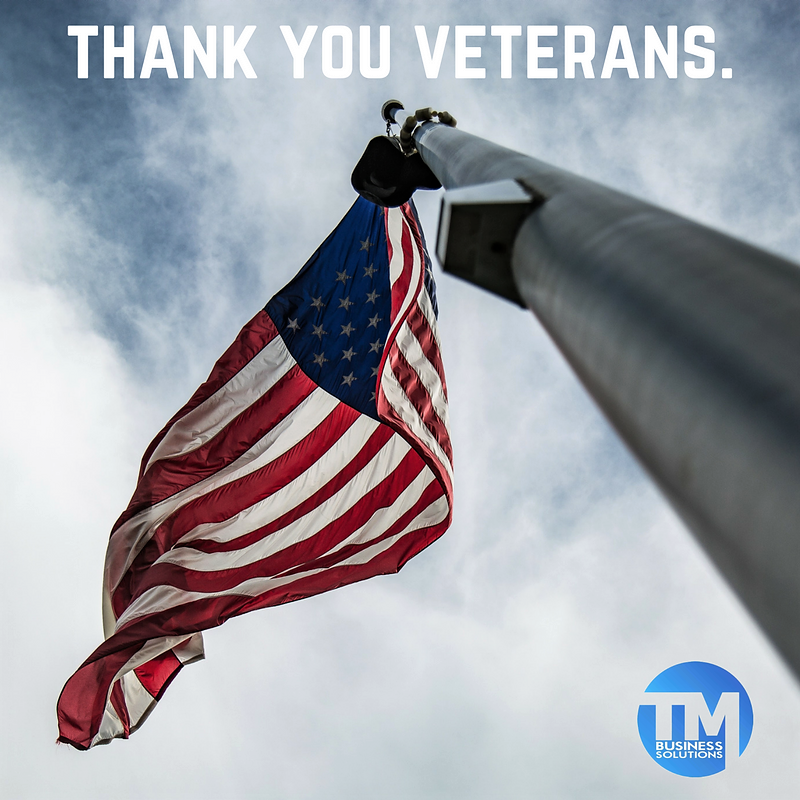 TMBizSolutions's tweet photo. To all Veterans... #HappyVeteransDay #TMBusinessSolutions https://t.co/tdcBHX6Eiv