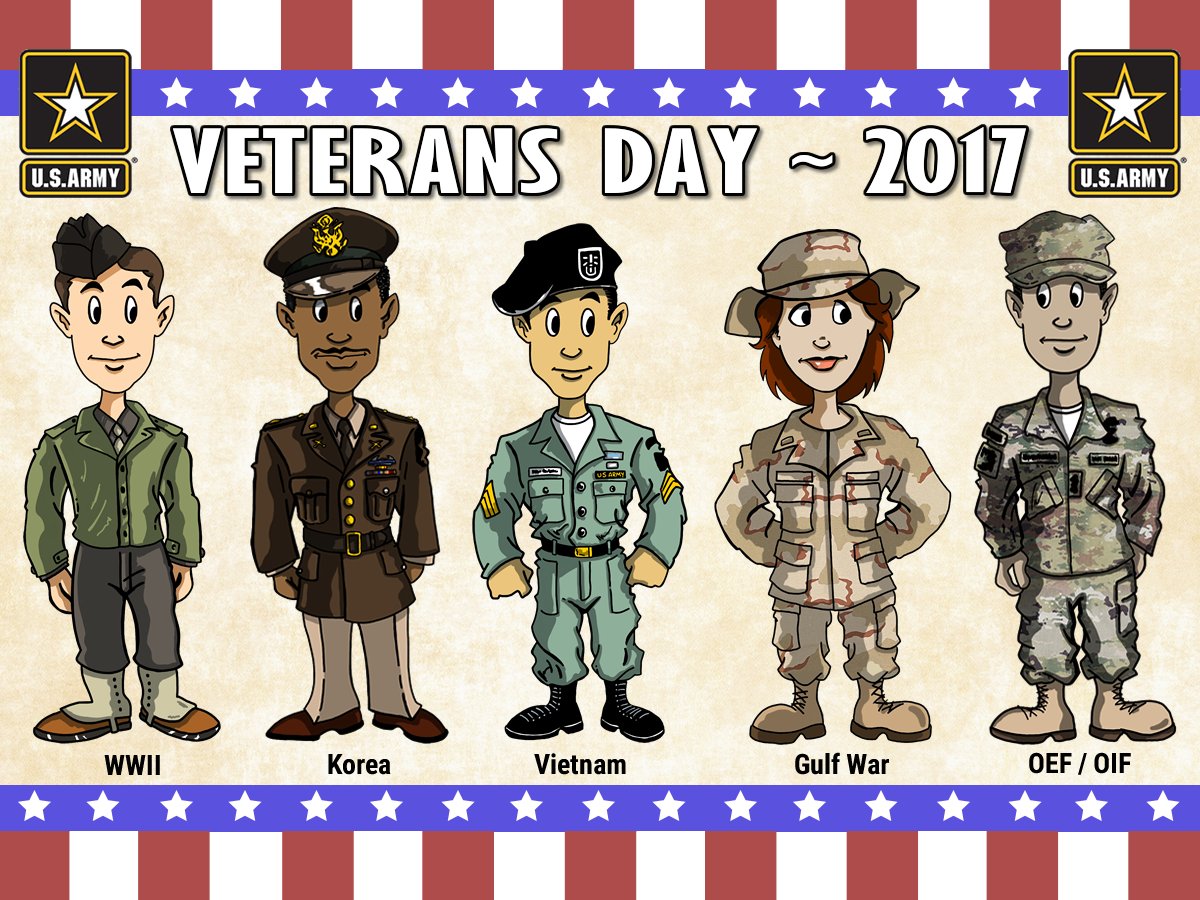 USArmy's tweet photo. Calling all those who served in uniform on #VeteransDay! Please reply w/ your fav pic &amp; use #SoldierSaturday so we can salute you! https://t.co/cK4lEzROMW