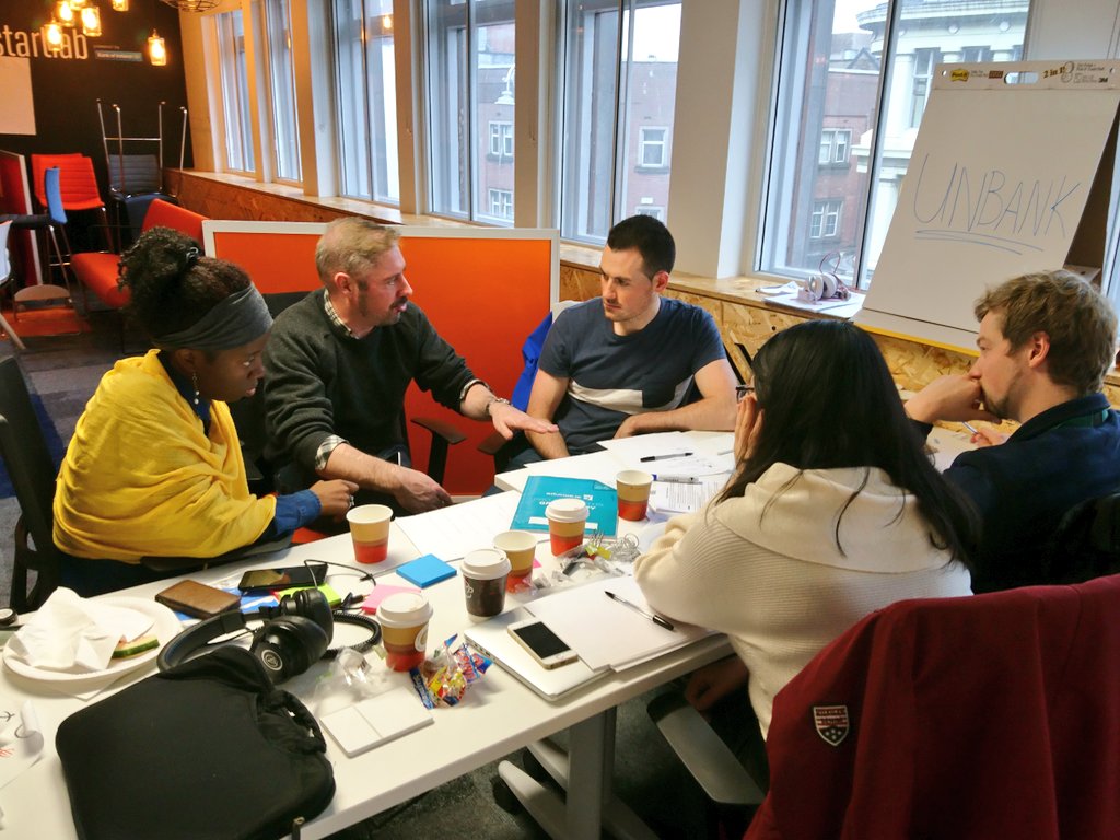 SWDub's tweet image. Knowledge being disseminated in the room right now by our awesome mentors. #SWDubFintech #fintech #startups #TSWG2017 #SWDub