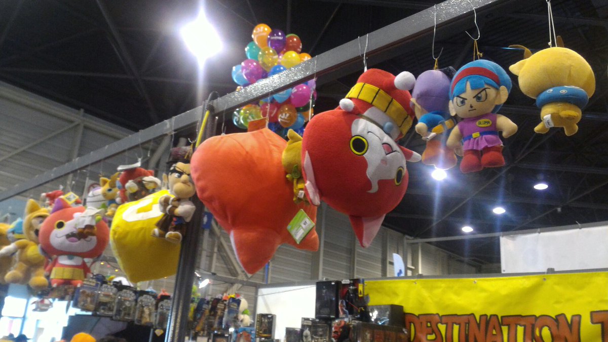 PassionaGeek's tweet photo. Il y a du @YokaiWatchFR en peluche sur les stands du #HeroFestival #HF2017 #HFSaison4 https://t.co/in5MBlVXxn