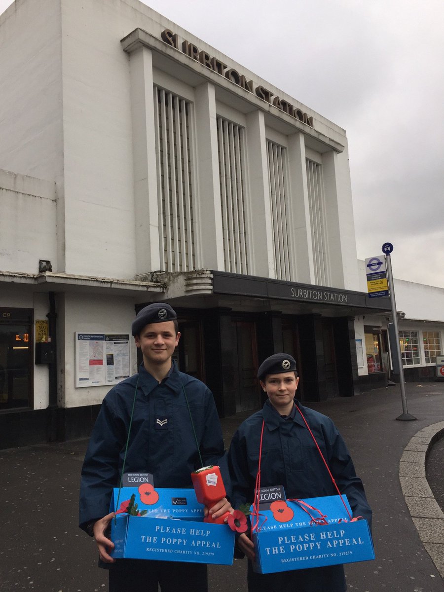 If you’re passing #Surbiton Station come and see us and make a donation to the RBL #PoppyAppeal @poppylegion