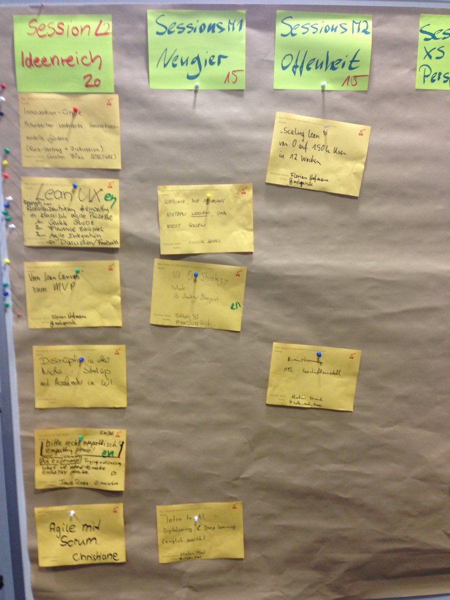 JaneSchek's tweet photo. #xcamp17 Session Plan and this is only half of it! #barcamp #XCamp17 #empathy #designthinking https://t.co/5JfQc6Rae7